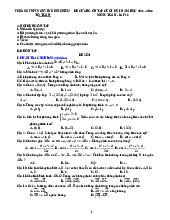 Đề cương cuối kỳ 1 Toán 10 năm 2024 – 2025 trường THPT Nguyễn Bỉnh Khiêm – Gia Lai