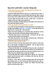 Quy trình phát hành voucher đúng luật