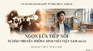 Bài giảng về Kế thừa di sản sinh viên môn Kỹ năng mềm | Trường Đại học Văn Lang