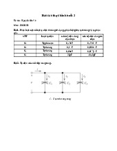 Báo cáo thực hành buổi 3: Phân loại tụ điện và cuộn cảm. Môn Cơ học Kỹ thuật (UET) | Trường Đại học Công nghệ, Đại học Quốc gia Hà Nội.