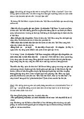 GDQP - Đề cương về Tư tưởng Hồ Chí Minh và Quốc phòng Toàn dân | Đại học Điện lực