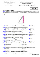 Đề kiểm tra cuối học kì 1 Toán 9 năm 2024 – 2025 sở GD&ĐT Bắc Giang