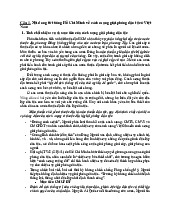 Tư tưởng Hồ Chí Minh về cách mạng giải phóng dân tộc ở Việt Nam môn Tư tưởng Hồ Chí Minh | Trường Đại Học Tây Nguyên