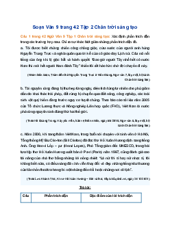 Soạn bài Thực hành tiếng Việt trang 42 | SGK Ngữ Văn 9 Chân trời sáng tạo (Tập 1)