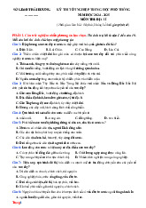 Đề Thi Thử Tốt Nghiệp 2025 Địa Lí Sở GD Hải Dương Giải Chi Tiết