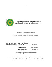 Hoạt động quảng cáo trên phim môn Marketing căn bản - Học viện nông nghiệp Việt Nam