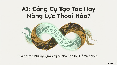 Bài thuyết trình AI: Công cụ tạo tác hay năng lực thoái hóa? | Trường Đại học Sư phạm Kỹ thuật Thành phố Hồ Chí Minh