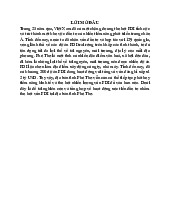 Nghiên cứu và Tổng hợp về FDI tại Phú Thọ | Môn Kinh tế đầu tư - Đại học Kinh Tế Quốc Dân