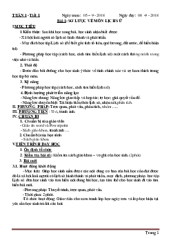 Giáo án Lịch Sử 6 cả năm phát triển năng lực phương pháp mới
