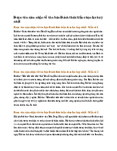 Đoạn văn cảm nhận về văn bản Đánh thức trầu chọn lọc hay nhất - Ngữ văn 6