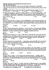 30 bài tập vận dụng cao về tính chất hóa học của kim loại | Lí thuyết Hoá đại cương | Trường Đại học khoa học Tự nhiên