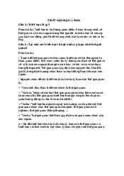 Bài tập ôn tập cuối học phần môn Triết học Mac - Lenin | Học viện Phụ nữ Việt Nam