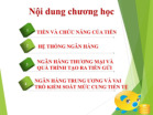 Silde bài giảng chương 6 : Hệ thống tiền tệ | Môn kinh tế vi mô