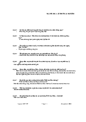 Ngân hàng câu hỏi trắc nghiệm Triết học Mác Lênin | Trường đại học quốc tế Hồng Bàng