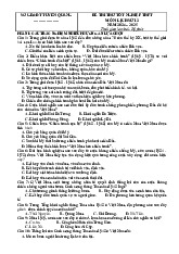 Đề thi thử tốt nghiệp 2025 Lịch sử Sở GD Tuyên Quang
