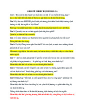 TOP 83 câu hỏi tự luận ôn tập học phần Kinh tế chính trị Mác - Lênin chương V và chương VI | Trường Đại học Phenikaa