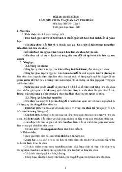 Giáo án Khoa học tự nhiên 6 sách Kết nối tri thức với cuộc sống Bài 28