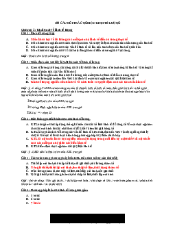 TOP 500 Câu hỏi trắc nghiệm môn Kinh tế lượng (có đáp án) | NEU