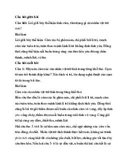 Soạn bài Tôi yêu em | Ngữ văn 11 Cánh diều