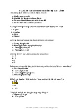 270 câu trắc nghiệm ôn tập kinh tế chính trị | Học viện Nông nghiệp Việt Nam