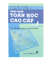 Giáo trình tập 1 môn Toán cao cấp | Trường Cao đẳng Bách khoa Nam Sài Gòn