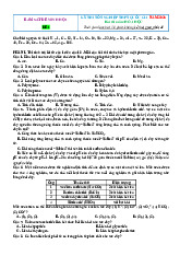 Bộ 10 đề ôn thi tốt nghiệp THPT 2025 môn hóa bám sát minh họa giải chi tiết