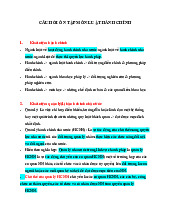 Tài liệu câu hỏi ôn tập luật hành chính | Trường Đại học Luật, Đại học Quốc gia Hà Nội