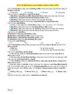 TOP 28 Câu hỏi trắc nghiệm toán 11 Bài 11: Hai đường thẳng song song mức thông hiểu