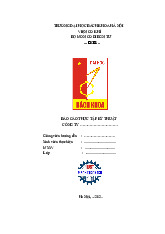 Báo Cáo Thực Tập Kỹ Thuật Môn Cơ Điện Tử | Thực tập cơ bản | Trường Đại học Bách khoa Hà Nội