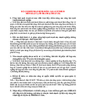 Bộ câu hỏi nhận định đúng sai Luật Cạnh tranh | Đại học Lạc Hồng