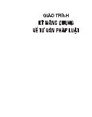 Giáo trình Kỹ năng chung về tư vấn pháp luật  | Trường Đại học Luật Thành phố Hồ Chí Minh