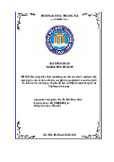 Xây dựng chiến lược marketing mục tiêu cho doanh nghiệp du lịch đáp ứng nhu cầu du lịch cuối tuần của giới trẻ, các gia đình ở các thành phố lớn | Bài thảo luận marketing du lịch