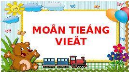 Giáo án điện tử Tiếng việt 1 bài 1 Cánh diều: Học vần: A, a