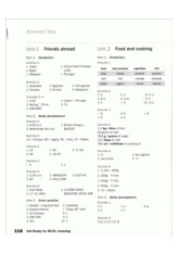 Listening Answer Key môn Tiếng Anh  | Học viện Nông nghiệp Việt Nam