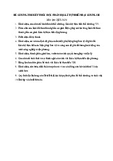 ĐỀ CƯƠNG ĐỊA LÍ TỰ NHIÊN ĐẠI CƯƠNG III (2025-2026)