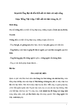 Soạn bài Đọc: Ông Bụt đã đến | Kết nối tri thức