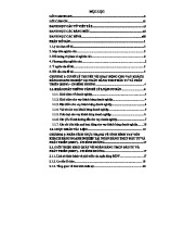 PHÂN TÍCH HOẠT ĐỘNG CHO VAY KHÁCH HÀNG DOANH NGHIỆP TẠI BIDV - CN BÌNH DƯƠNG