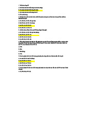 Trắc nghiệm KTT1 - Trắc nghiệm Kế toán Tài chính 1 (Chương 1-74)