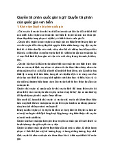 Quyền tài phán quốc gia là gì? Quyền tài phán của quốc gia ven biển