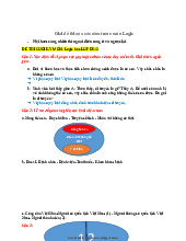 Đề thi cuối kỳ: Logic học - Lớp DS và VB