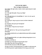 Đề cương môn chủ nghĩa xã hội – khoa học  Trường Đại học bách khoa - Đại học đà nẵng.