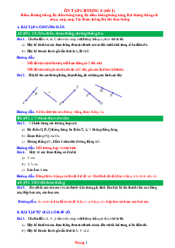 Phương pháp giải bài tập ôn chương  8 các hình hình học cơ nản Toán 6 CTST
