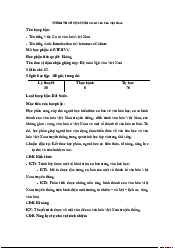 Thông tin mở đầu cho học phần - Cơ Sở Văn Hóa Việt Nam | Đại Học Hà Nội