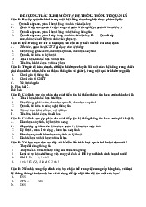 ĐỀ CƯƠNG TRẮC NGHIỆM ÔN TẬP HỆ THỐNG THÔNG TIN QUẢN LÝ