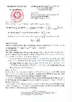 Đề thi chọn học sinh giỏi Quốc gia môn Toán THPT năm học 2023 – 2024
