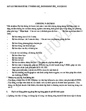 Tài liệu chương 9: Dự báo thống kê trong kinh tế và xã hội | Đại Học Nội Vụ Hà Nội