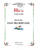 Bài giảng ôn tập - Quản trị chiến lược | Trường Đại Học Duy Tân