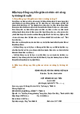 Mẫu hợp đồng vay tiền giữa cá nhân với công ty không lãi suất