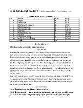 Bộ đề đọc hiểu Ngữ văn lớp 7