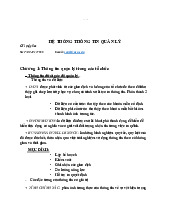 Bài giảng môn Hệ thống thông tin quản lý - Trường Đại học Lao động - Xã hội